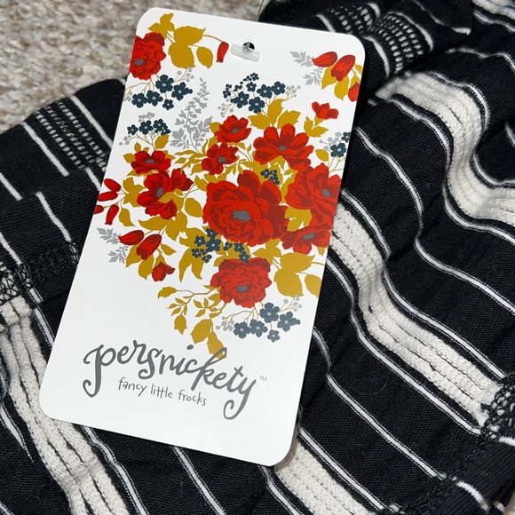 Persnickety Textured Black & Cream Knit Circle Scarf NWT - Picture 3 of 3